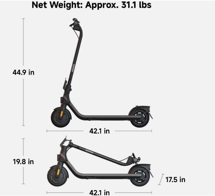 (Original $349) Segway Ninebot E2 Plus II - Reacondicionado63192238736131123