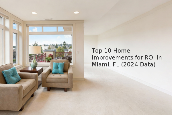 Top 10 Home Improvements for ROI in Miami, FL (2024 Data) Top 10 Home Improvements for ROI in Miami, FL (2024 Data)