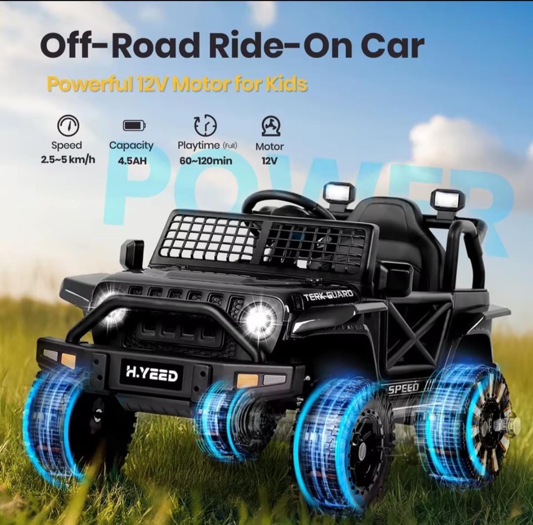 H.YEED 12V Ride-On Car - Like New Condition For Sale