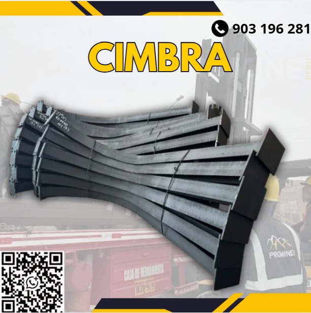 Servicio de suministro de cimbras metálicas para túneles