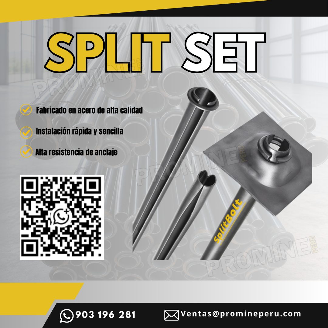 Servicio Profesional de Anclaje Split Set con Instalación Rápida