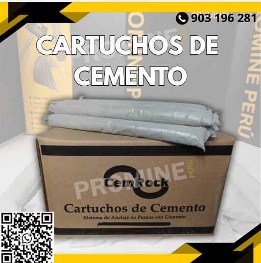 Servicio de venta de cartuchos de cemento