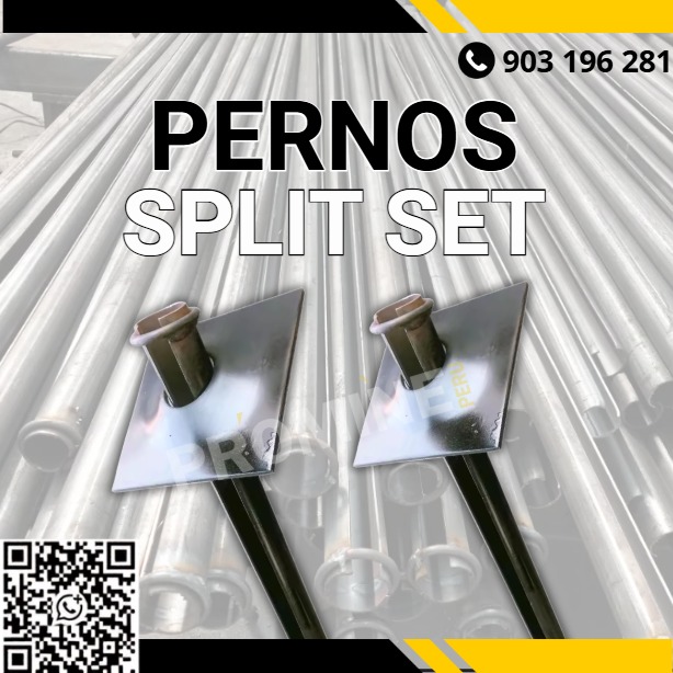 Servicio de venta de pernos Split Set