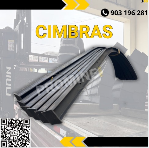 Servicio de venta de cimbras metálicas para túneles