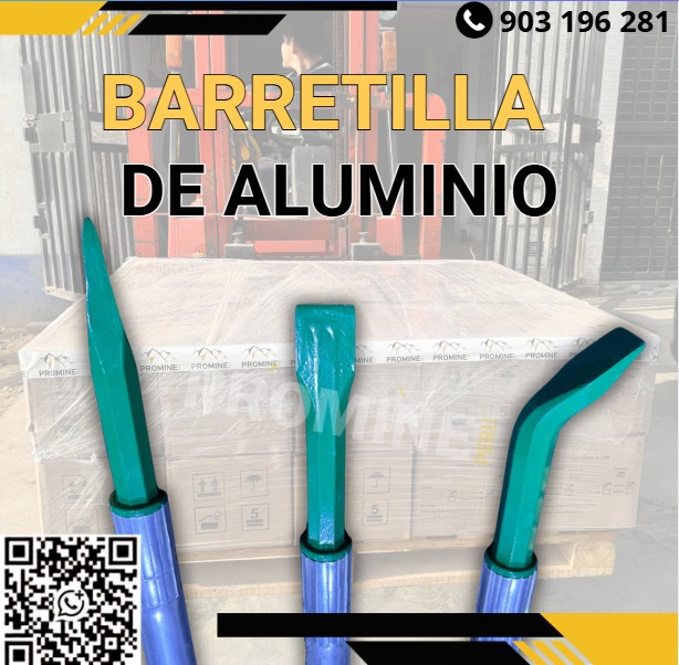 Servicio de desatado de rocas con barretillas de aluminio