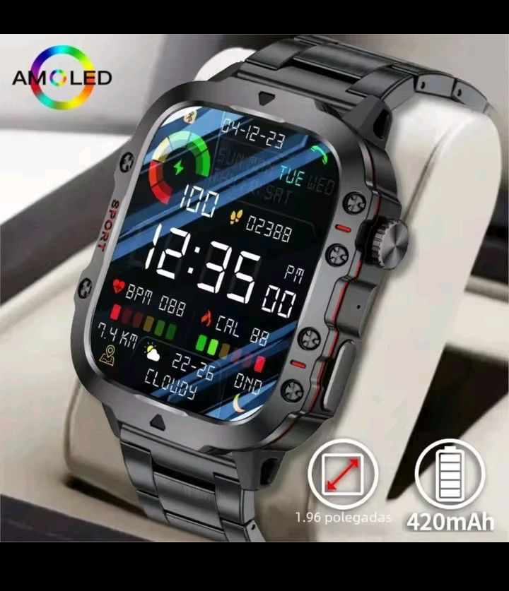 Nombre del producto: Reloj inteligente con llamadas Bluetooth y voz AI63383144904195120