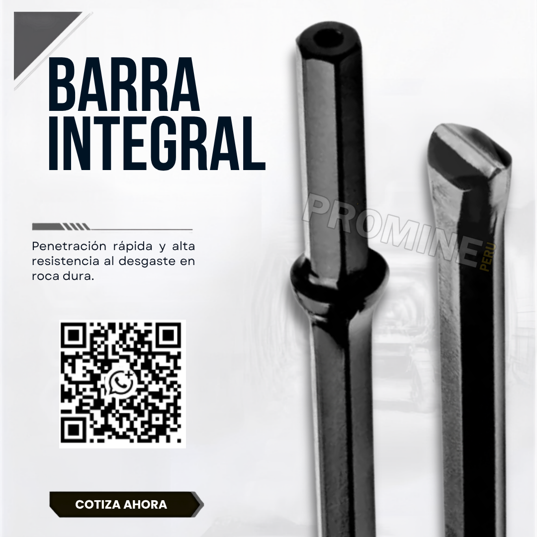 Servicio de Barras Integrales para Roca Dura