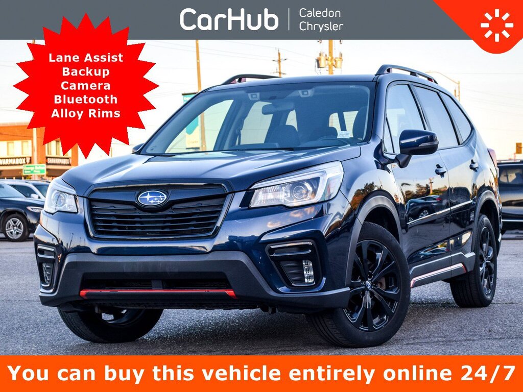 2019 Subaru Forester Sport AWD Sunroof Blind Spot Heated Frt Seats Blac