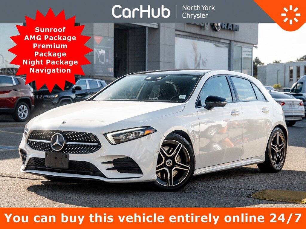 2019 Mercedes-Benz A-Class A 250 Sunroof AMG Package Premium Package Night Pa
