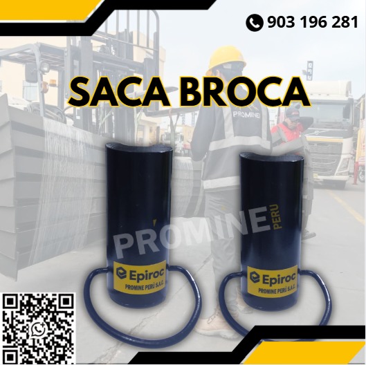 Venta de saca brocas para perforación minera