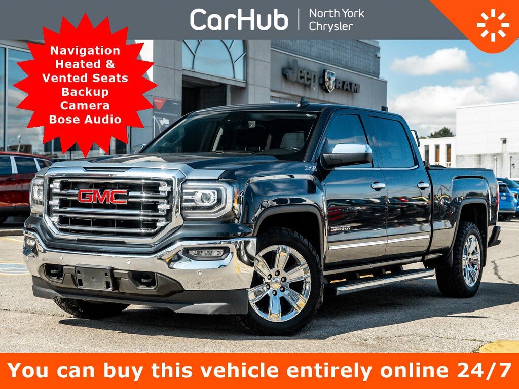 2017 GMC Sierra 1500 SLT 153 V8 Navi Heated & Vented Seats Backup Camer