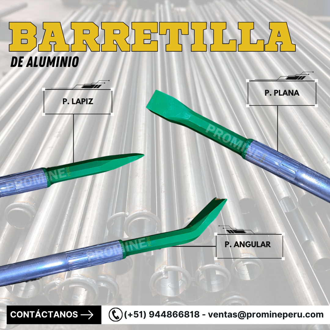 Suministro de Barretillas de Aluminio para Minería