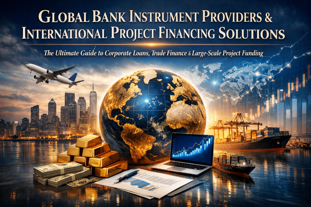 Proveedores Globales de Instrumentos Bancarios y Soluciones Internacionales de Financiación de Proyectos: La Guía Definitiva sobre Préstamos Corporativos, Financiación del Comercio y Financiación de Proyectos a Gran Escala.