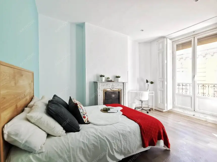 Alluring double bedroom near Palacio Real de Madrid