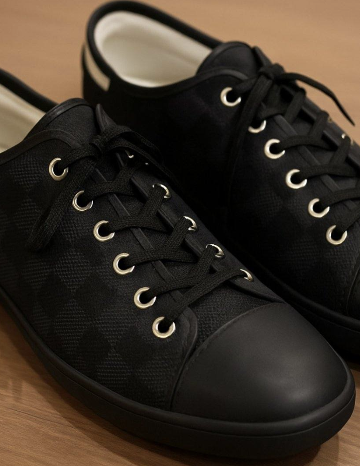 Original men's shoes Vuitton Louis 100%