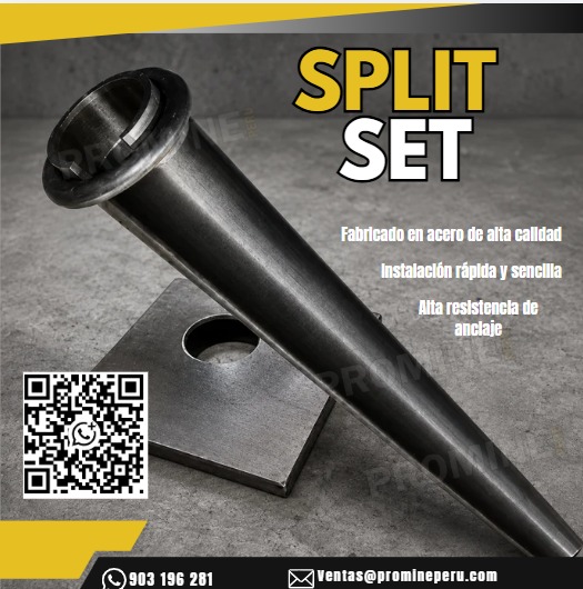 Servicio de Split Set de Alta Resistencia y Anclaje Seguro