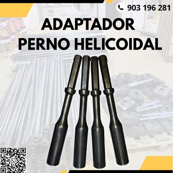 Servicio de venta de adaptadores para perno helicoidal