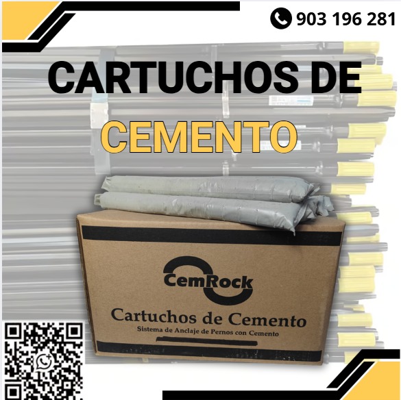 Servicio de venta de cartuchos de cemento