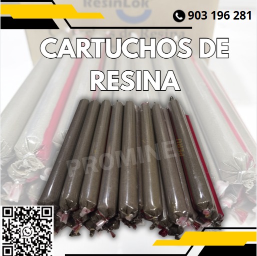 Venta de cartuchos de resina para anclaje