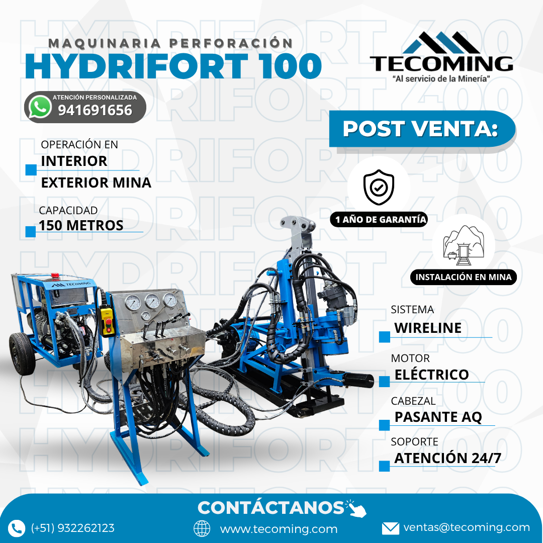 Hydrifort 100 Drilling Machinery Service with Warranty