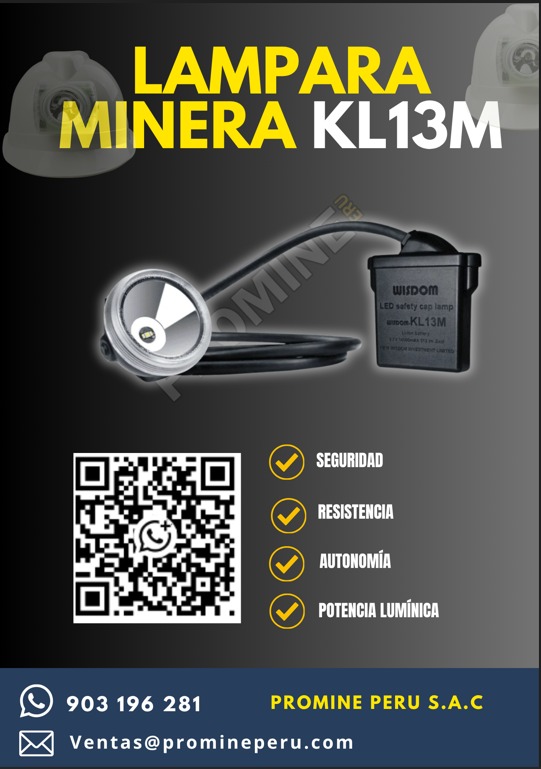Proporcionar servicio de iluminación minera segura y potente
