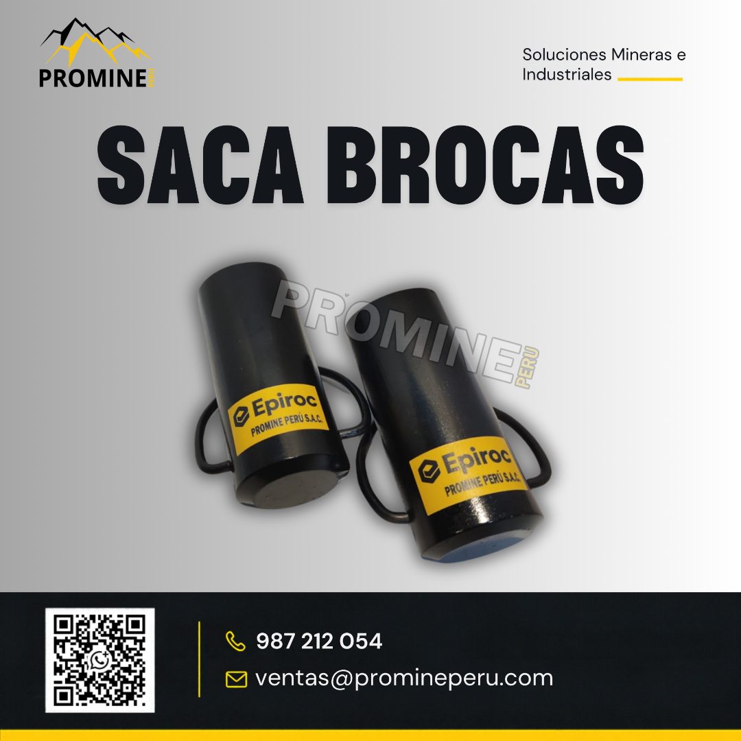 Venta de saca brocas Epiroc para minería