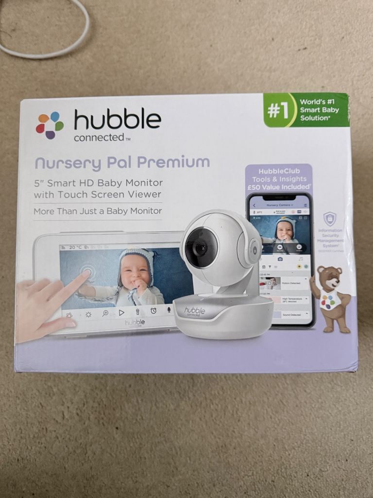 Hubble Nursery Pal Premium Smart HD Baby Monitor For Sale