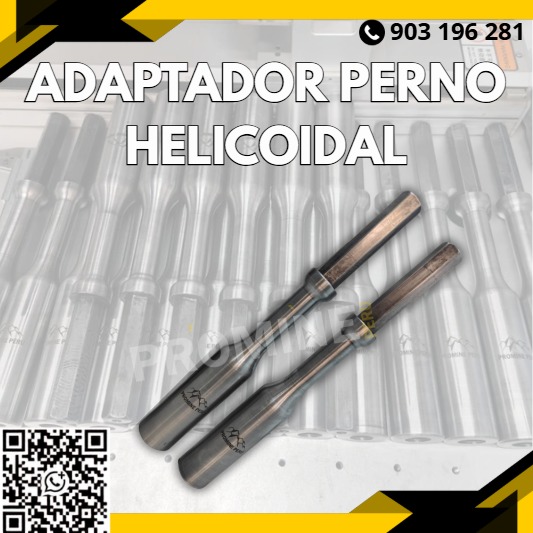 Service for selling adapters for helical bolts