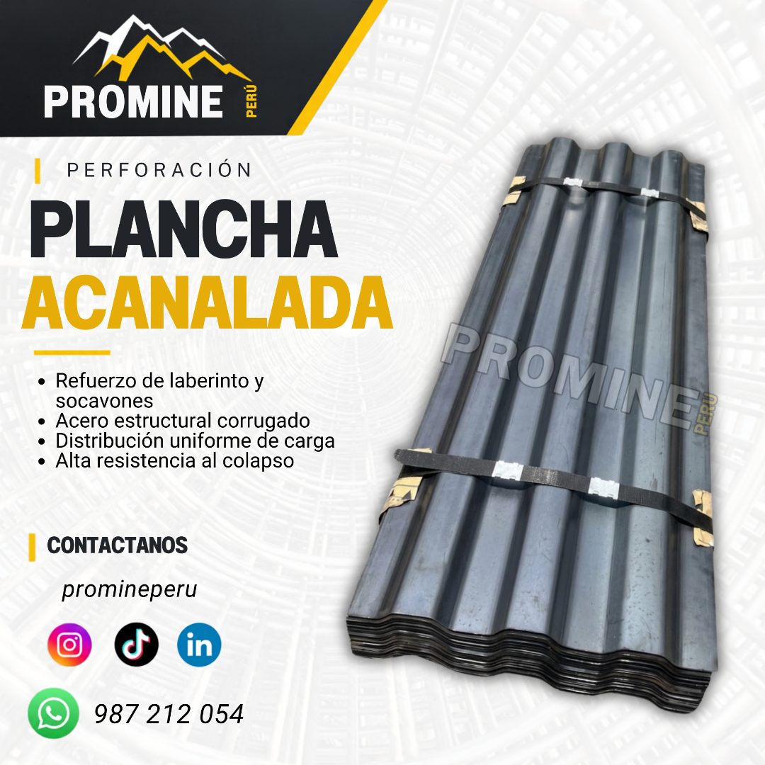 Servicio de instalación de planchas acanaladas para perforación