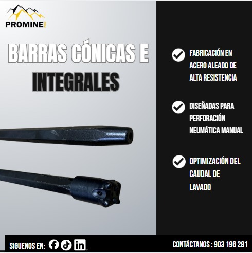 We Provide Integral Tapered Drill Rods with Expertise
