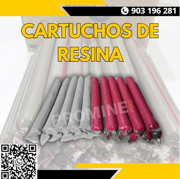 Servicio de suministro de cartuchos de resina para minería