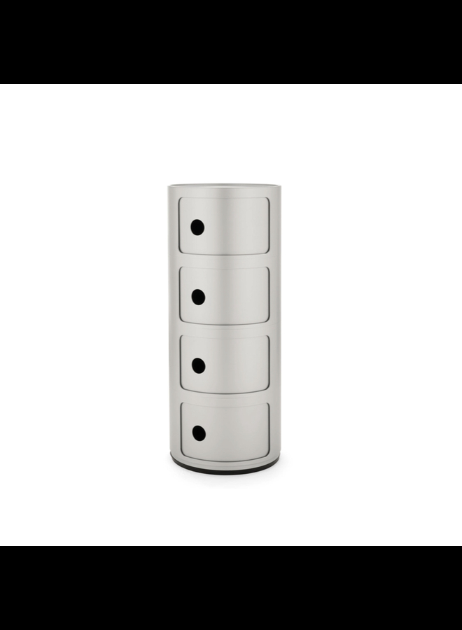 SIDETABLE - COMPONIBILI BIO 4 DRAWER SILVER64974580402306121