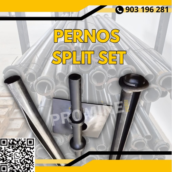 Servicio de venta de pernos Split Set