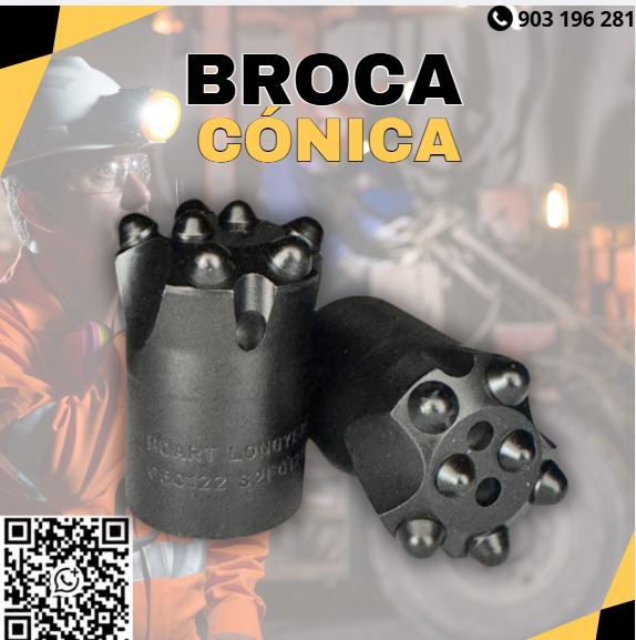 Servicio de perforación minera con brocas de carburo