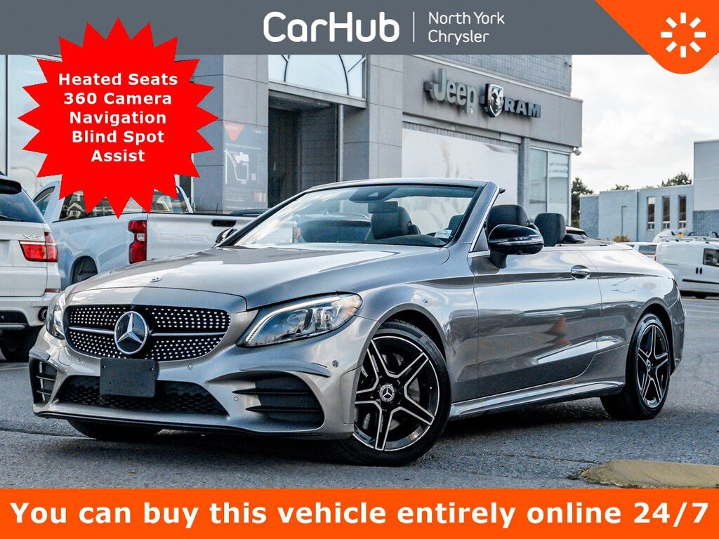 2020 Mercedes-Benz C-Class C 300 4MATIC Cabriolet Heated Seats 360 Cam Navi B