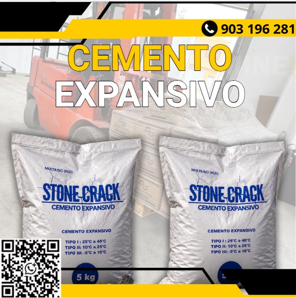 Servicio de demolición con cemento expansivo