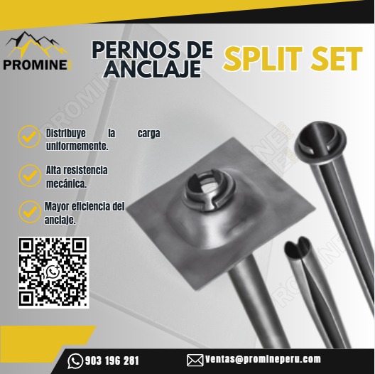 Servicio Profesional de Pernos de Anclaje Split Set