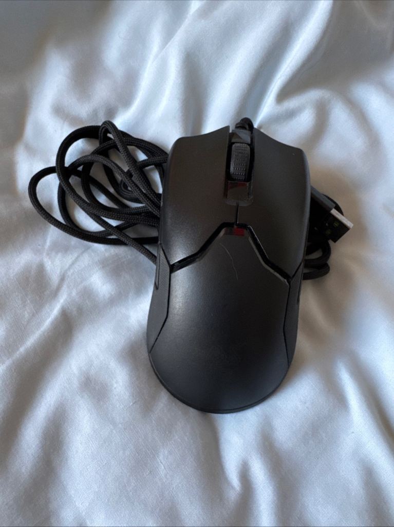 Black Wired Computer Mouse with Scroll Wheel for Sale