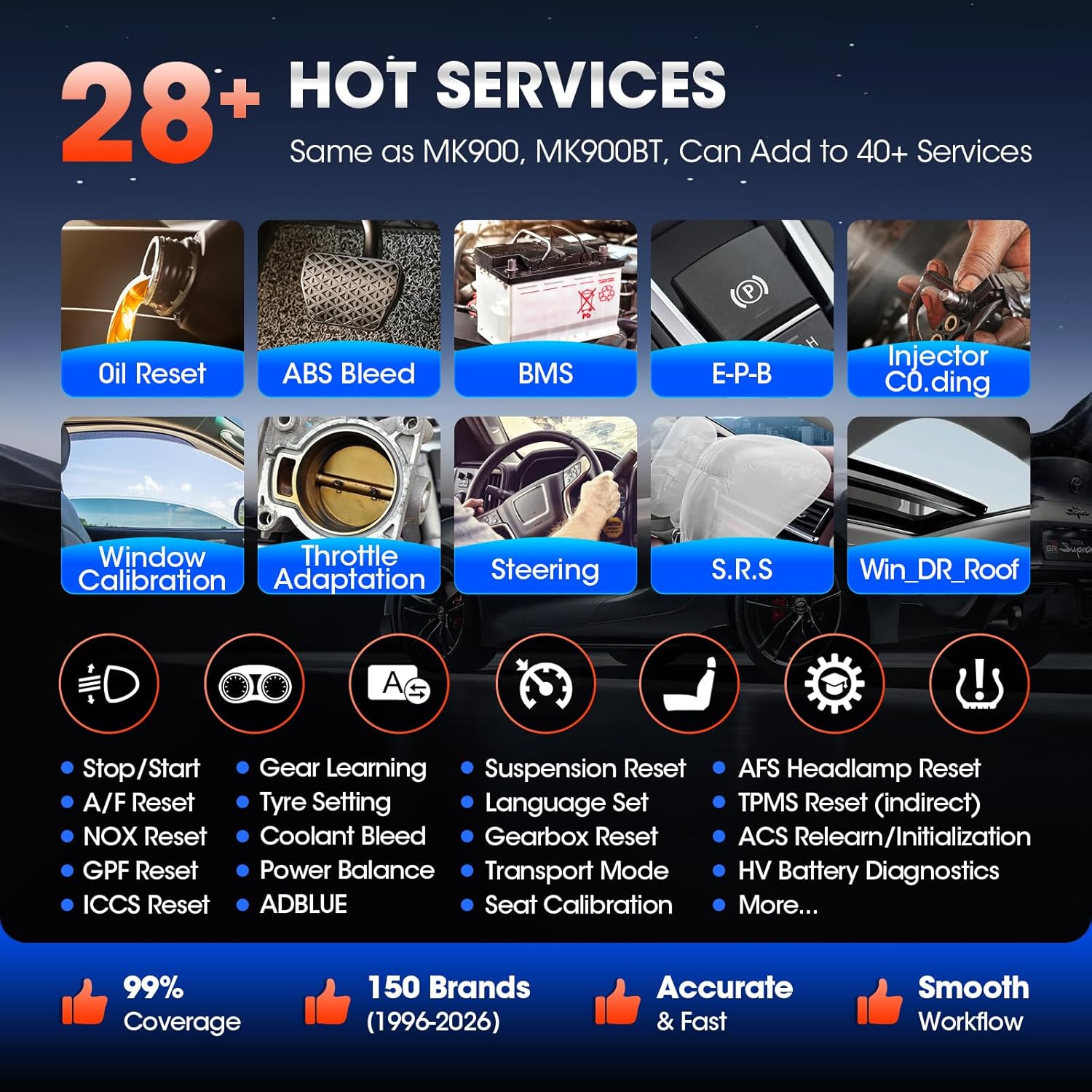 Escáner utel KM100E OBD2483763034910904322