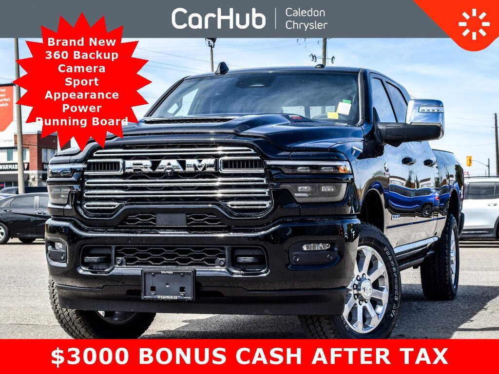 2025 Ram 2500 Laramie 4x4 Mega Cab 6'4 Box Sunroof Diesel 14.4Di