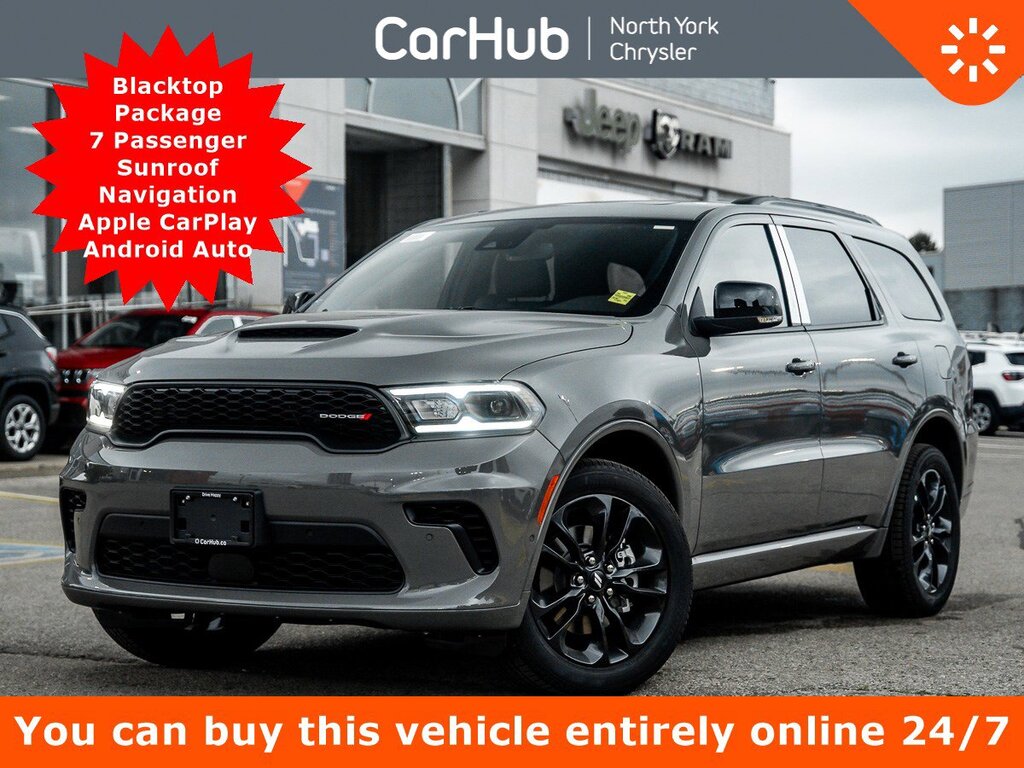 2026 Dodge Durango GT Plus AWD Blacktop Package 7 Passenger Sunroof