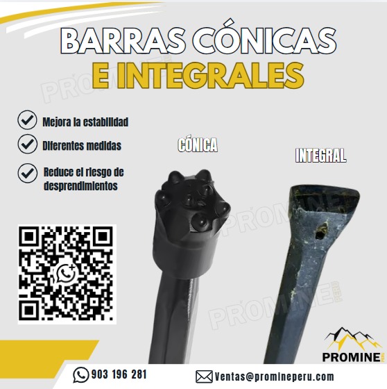 Supply Tapered and Integral Drill Rods for Mining