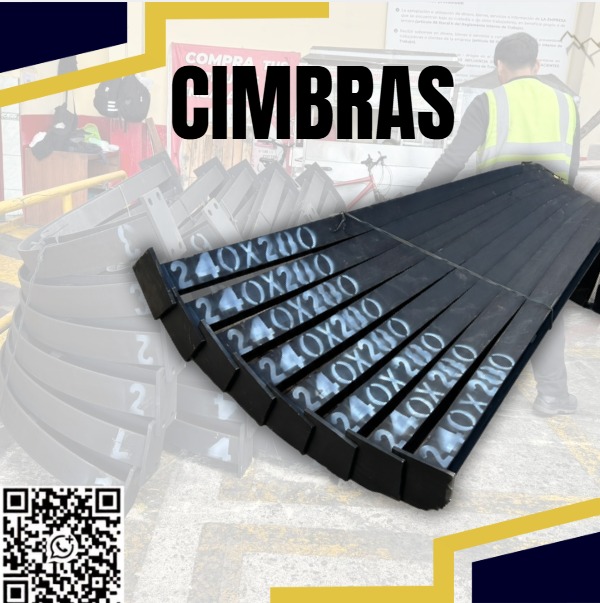 Servicio de suministro de cimbras metálicas para minería