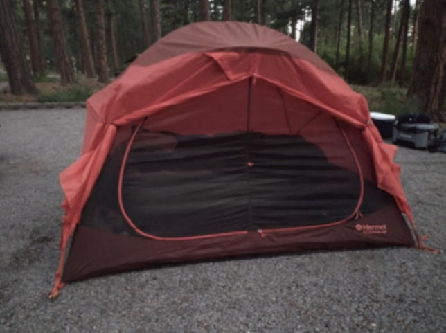 MARMOT Midpines 4 Person,Red-Used – Excellent 63070815557761122