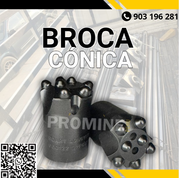 Venta de Brocas Cónicas de Carburo para Perforación