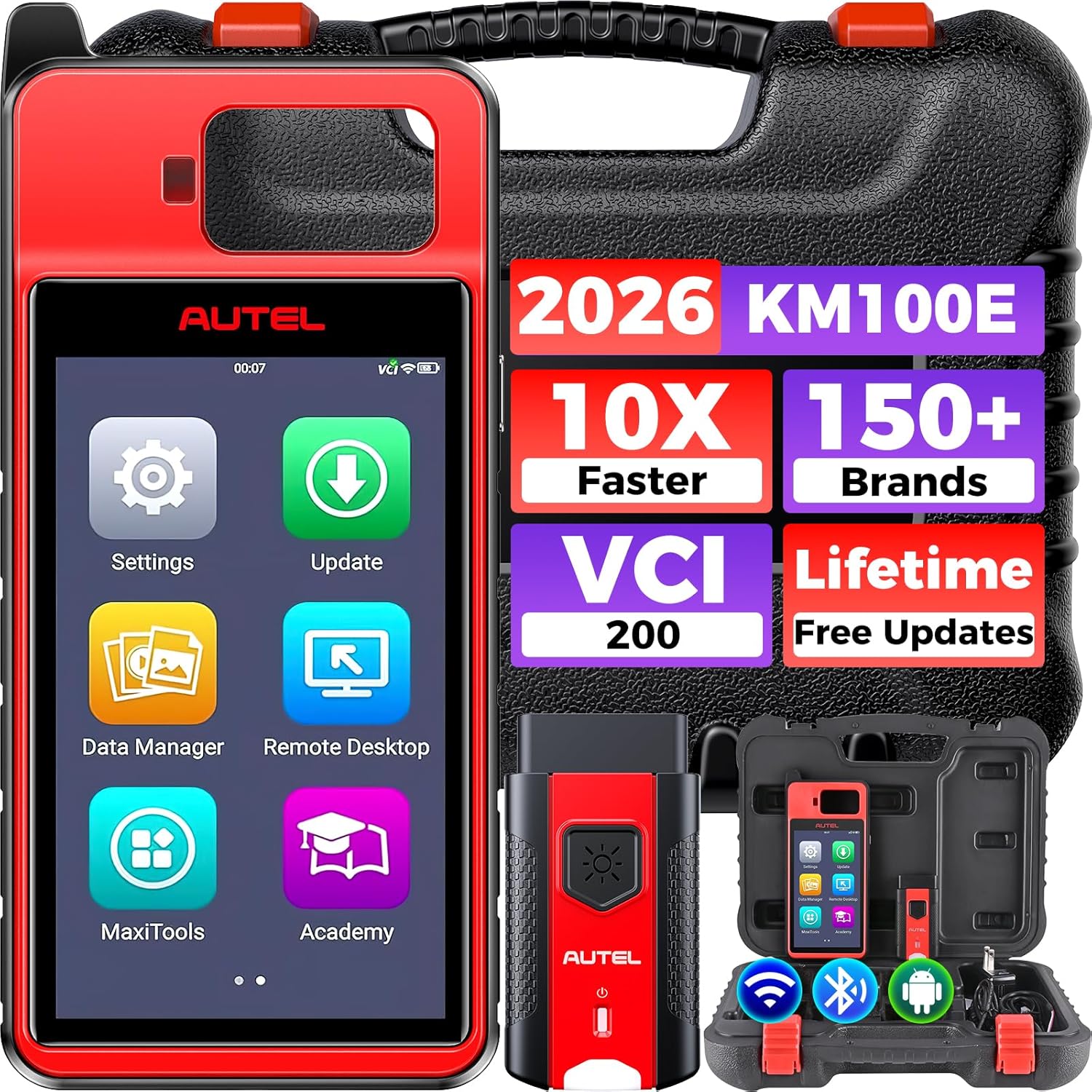 Escáner utel KM100E OBD2