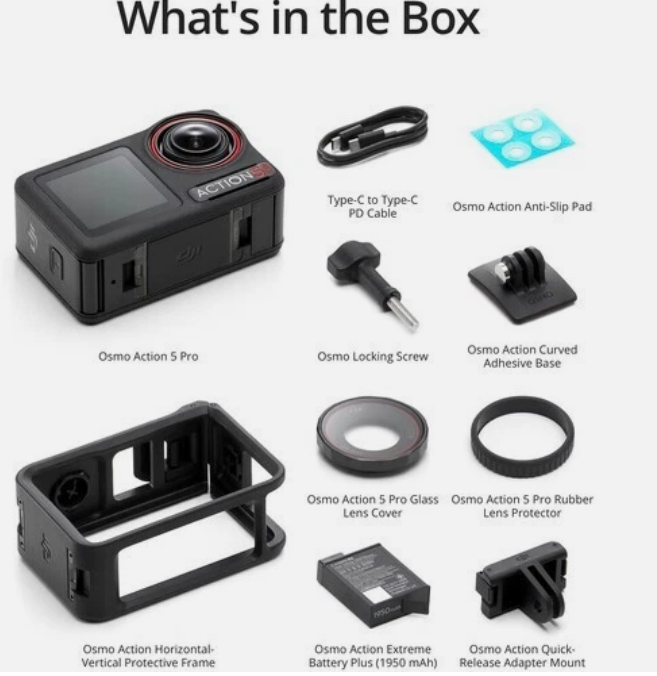 DJI Osmo Action 5 Pro Combo estándar, nuevo63203400187649121