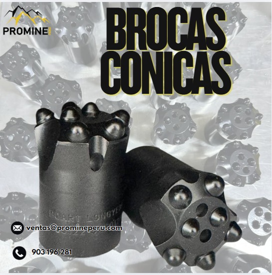 High-Durability Conical Bit Service for Mining