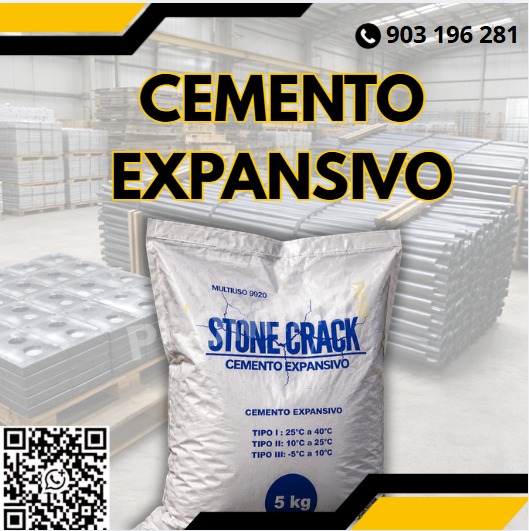 Expansive Demolition Cement for Rock