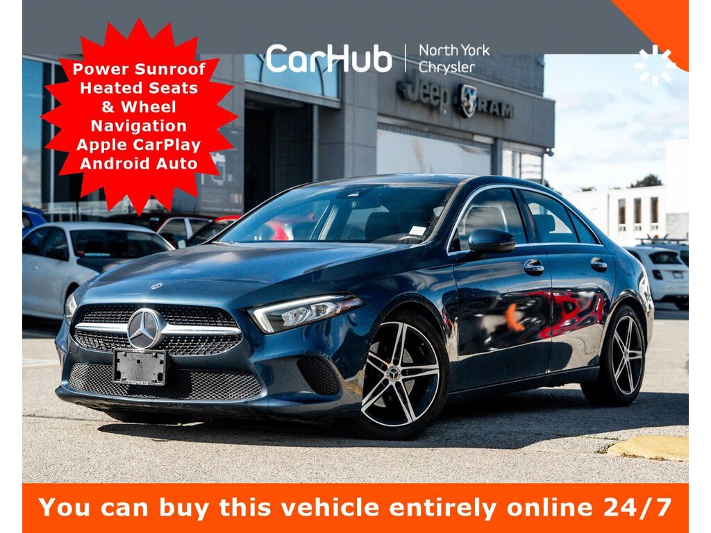2022 Mercedes-Benz A-Class A 220 4MATIC Power Sunroof Heated Seats & Wheel Na
